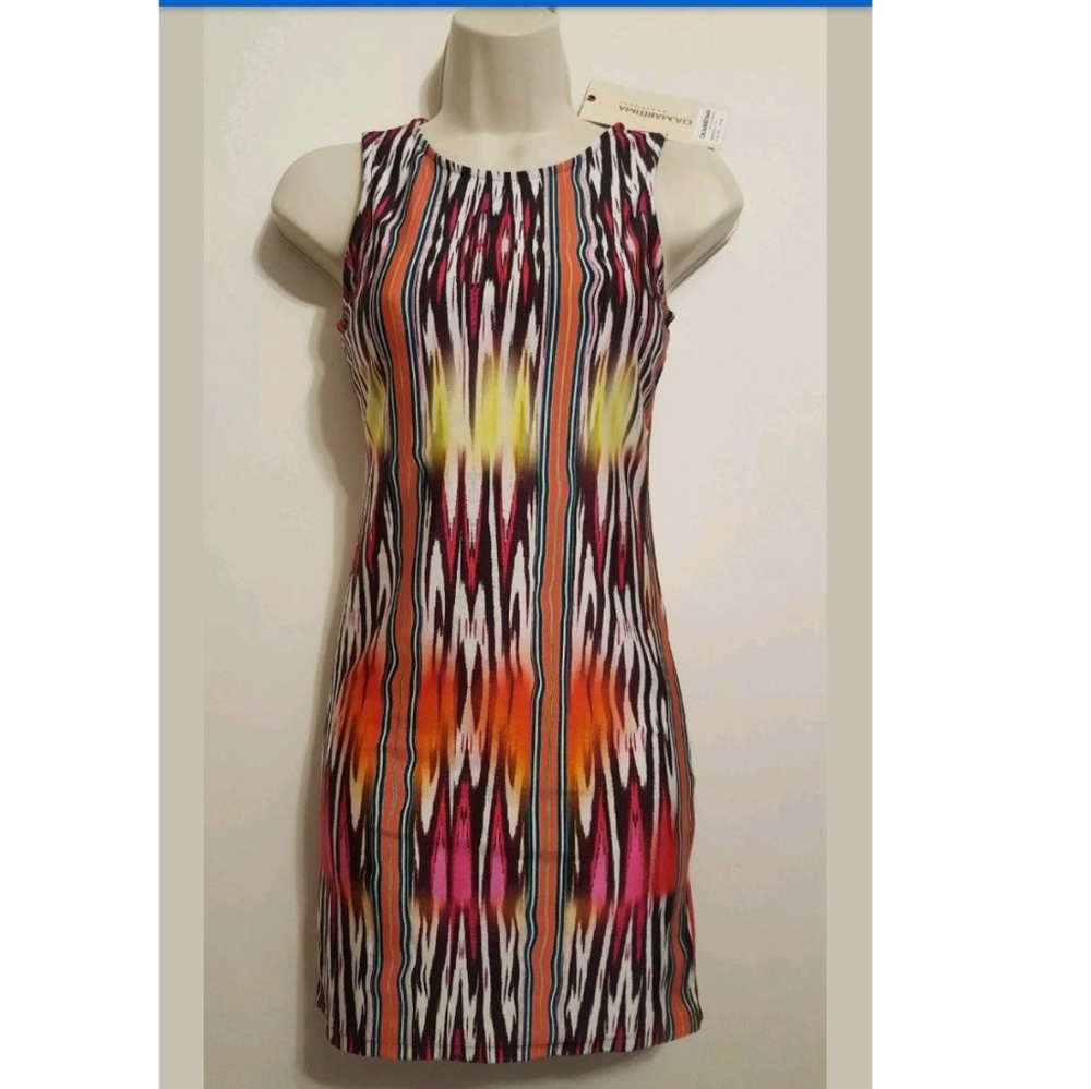 Designer Cia Maritima Beachwear Dress Coverup ikat